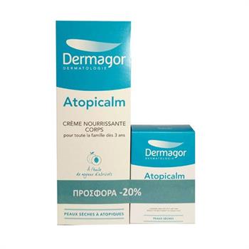 Inpa Dermagor Atopicalm Nourishing Cream Corps 250ml & Dermagor Atopicalm Savon Surgras 150gr