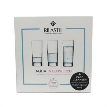 Rilastil Promo Aqua Intense 72H Gel-Cream Intensive Moisturizer 40ml & Aqua Moisturizing Face Cleanser 50ml