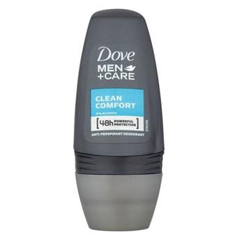 Dove Men +Care Clean Comfort Αποσμητικό Roll On με 48ωρη προστασία, 50ml