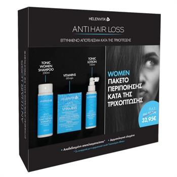 Helenvita Promo Anti Hair Loss Women Shampoo 200ml & Vitamins 60caps & Tonic Lotion 100ml