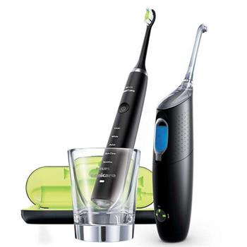 Philips Sonicare Set Diamand Clean Black & Sonicare Air Floss Ultra Black (HX8491/03)