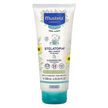 Mustela Stelatopia Cleansing Gel Αφροντούζ για Σώμα & Μαλλιά 200ml