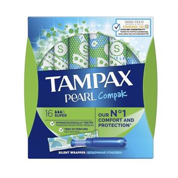 Tampax Compak Pearl Super 16τμχ
