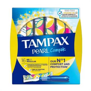 Tampax Compak Pearl Regular 16τμχ