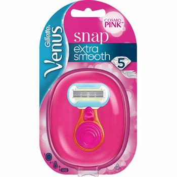 Gillette Venus Snap with Embrace Φορητή Γυναικεία Ξυριστική Μηχανή σε Θήκη Μεταφοράς, 1 μηχανή & 1 ανταλλακτικό