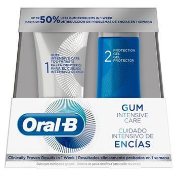 Oral-B Gum Intensive Care System Οδοντόκρεμα 85ml & Protection Gel 63ml