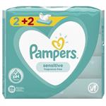 Pampers Pampers Sensitive Baby Wipes 208 Μωρομάντηλα (4 x 52)