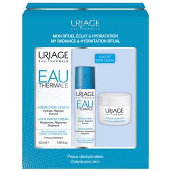 Uriage Set Eau Thermale Water Cream 40ml & ΔΩΡΟ Water Serum 10ml & Water Sleeping Mask 15ml