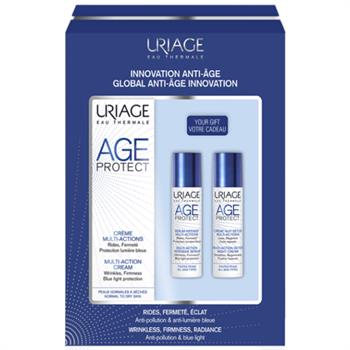 Uriage Age Protect Multi-Action Cream 40ml & ΔΩΡΟ Serum 10ml & Night Cream 10ml