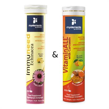 My Elements Immuneed Echinacea 20 Αναβράζοντα Δισκία & VitaminAll 20 Αναβράζοντα Δισκία