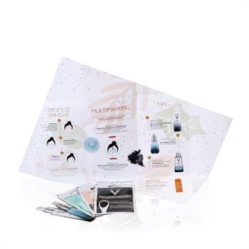 Vichy Set Xmas Pack Masks - Mineral Mask, Detox Clarifying Charcoal Mask, Glow Peeling Mask μαζί με την δοκιμή Mineral 89 & Mineral 89 eyes