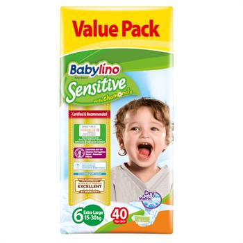 Babylino Extra Large Νο.6 (15-30kg) Value Pack 40 Πάνες