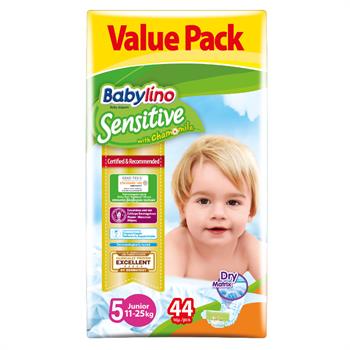 Babylino Junior Νο.5 (11-25 kg) Value Pack 44 Πάνες