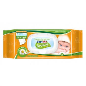 Babylino Sensitive Wipes Chamomile 54τμχ