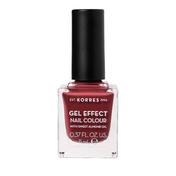 Korres Gel Effect Nail Color 77 Vintage Bordeaux 11ml