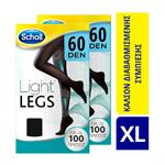Scholl Light Legs Καλσόν Συμπίεσης 60Den XLarge Μαύρο 1+1 Δώρο