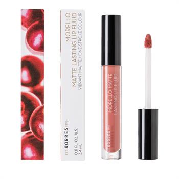 Korres Morello Matte Lasting Lip Fluid 06 Romantic Nude 3.4ml