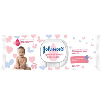 Johnson's Baby Gentle All Over Wipes 72τμχ