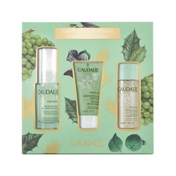 Caudalie Vinopure Set Blemish Control Infusion Serum 30ml & Purifying Gel Cleanser 30ml & Clear Skin Purifying Toner 50ml