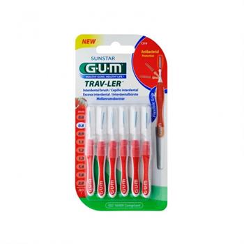 Gum 1314 Μεσοδόντια Βουρτσάκια Trav-Ler Tapered 0,8mm 6τμχ