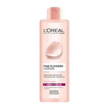 L'Oreal Fine Flowers Lotion For Dry/Sensitive Skin 400ml