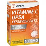 Upsavit-C Συμπλήρωμα Διατροφής Βιταμίνης C 1000 mg με Γεύση Πορτοκάλι 20 Αναβράζοντα Δίσκια