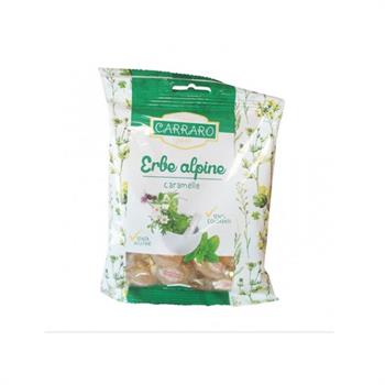 Carraro Καραμέλες για το Λαιμό με Αλπικά Βότανα 100gr