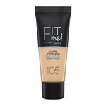 Maybelline Fit Me Matte + Poreless Foundation 105 Natural Ivory 30ml