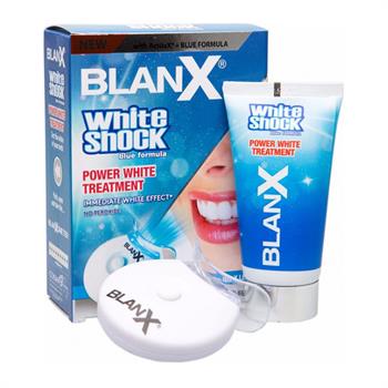 Blanx White Shock Treatment Σύστημα Λεύκανσης Δοντιών Οδοντόκρεμα 50ml & Mασελάκι Blanx Led Bite