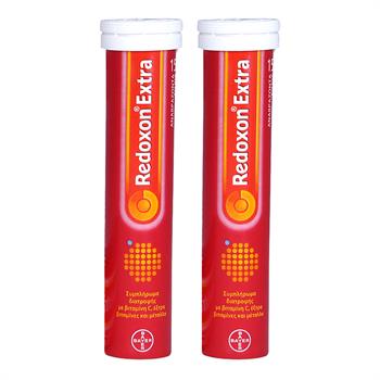Bayer Redoxon Extra 15 Αναβράζοντα Δισκία 1+1 Δώρο