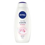 Nivea Care & Roses Κρεμώδες Αφρόλουτρο Γάλα Αμυγδάλου & Άρωμα Τριαντάφυλλου 750ml
