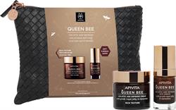Apivita Set Queen BEE Holistic Age Defence Cream Rich Texture Αντιγηραντική Κρέμα Πλούσιας Υφής 50ml και ΔΩΡΟ Holistic Age Defence Eye Αντιγηραντική Cream Ματιών 15ml & Νεσεσέρ