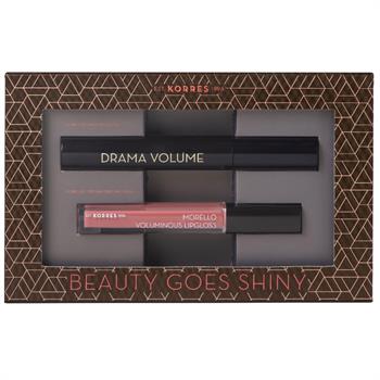 Korres Set Drama Volume Mascara Για Μέγιστο Όγκο 11ml & Morello Voluminous Lipgloss No16 4ml