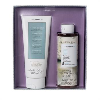 Korres Set Τσάι Ολύμπου 3 in 1 Γαλάκτωμα Καθαρισμού 200ml & Αφρόλουτρο Γιαούρτι 250ml