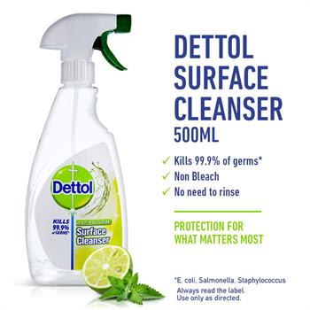 Dettol Spray Surface Cleanser Lemon 500ml
