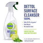 Dettol Spray Surface Cleanser Lemon 500ml