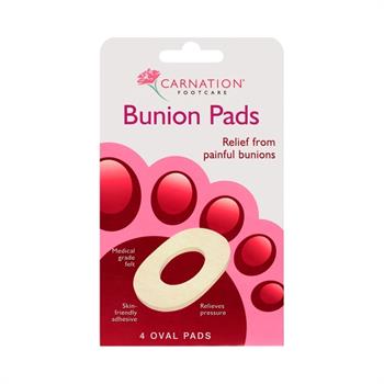 Carnation Bunion Pads Oval Προστατευτικά Επιθέματα Για Κότσι 4τμχ