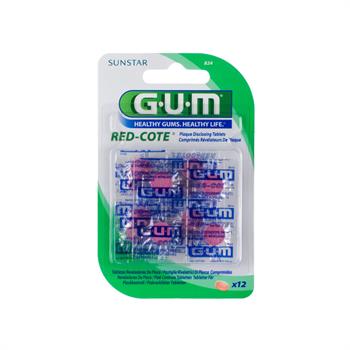 Gum 824 Red-Cote Disclosing Tablets 12tabs