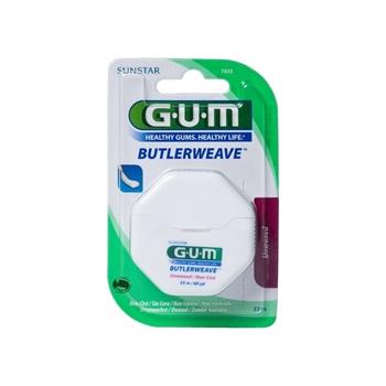 Gum ButlerWeave 1055 Unwaxed Ακήρωτο Οδοντικό νήμα 55m