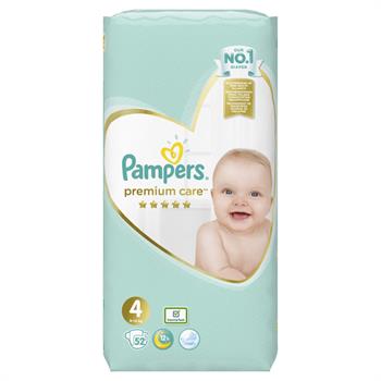 Pampers Premium Care Πάνες Μέγεθος 4 (9-14kg) 52 Πάνες