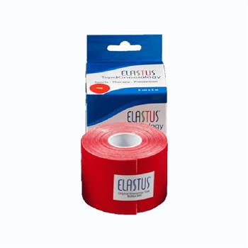 Bradex Elastus Tape Kinesiology 5cm x 5m Red