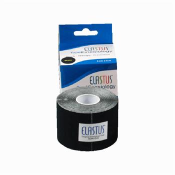 Bradex Elastus Tape Kinesiology 5cm x 5m Black