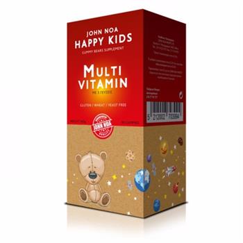 John Noa Happy Kids Gummy Bears Supplement Multi Vitamin Συμπλήρωμα Διατροφής για Παιδιά 180gr