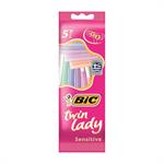 Bic Twin Lady Ξυραφάκια Μίας Χρήσης 5 τμχ