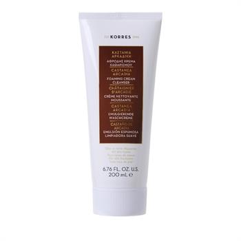 Korres Castanea Arcadia Αφρώδης Κρέμα Καθαρισμού Προσώπου 200ml