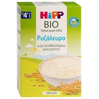 Hipp Bio Κρέμα Ρυζάλευρο Χωρίς Γάλα 200gr