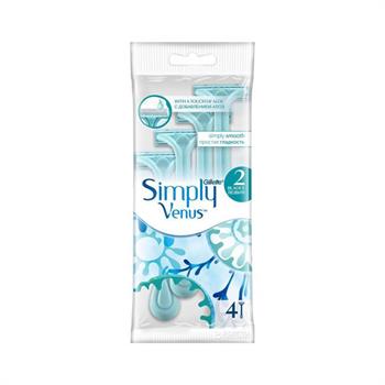 Gillette Simply Venus 2 - Ξυραφάκια Μίας Χρήσης 4 τμχ