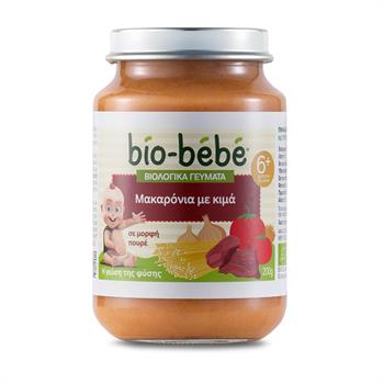 Bio-Bebe Βρεφική Τροφή Μακαρόνια με Κιμά 200gr
