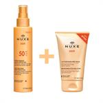 Nuxe Promo Pack Sun Spray Fondant Haute Protection SPF50 150ml & ΔΩΡΟ Sun Lait Fraicheur Apres Soleil 100ml