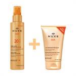 Nuxe Promo Sun Spray Lacte Visage & Corps Moyenne SPF20 150ml & ΔΩΡΟ Sun Lait Fraicheur Apres Soleil - 100ml